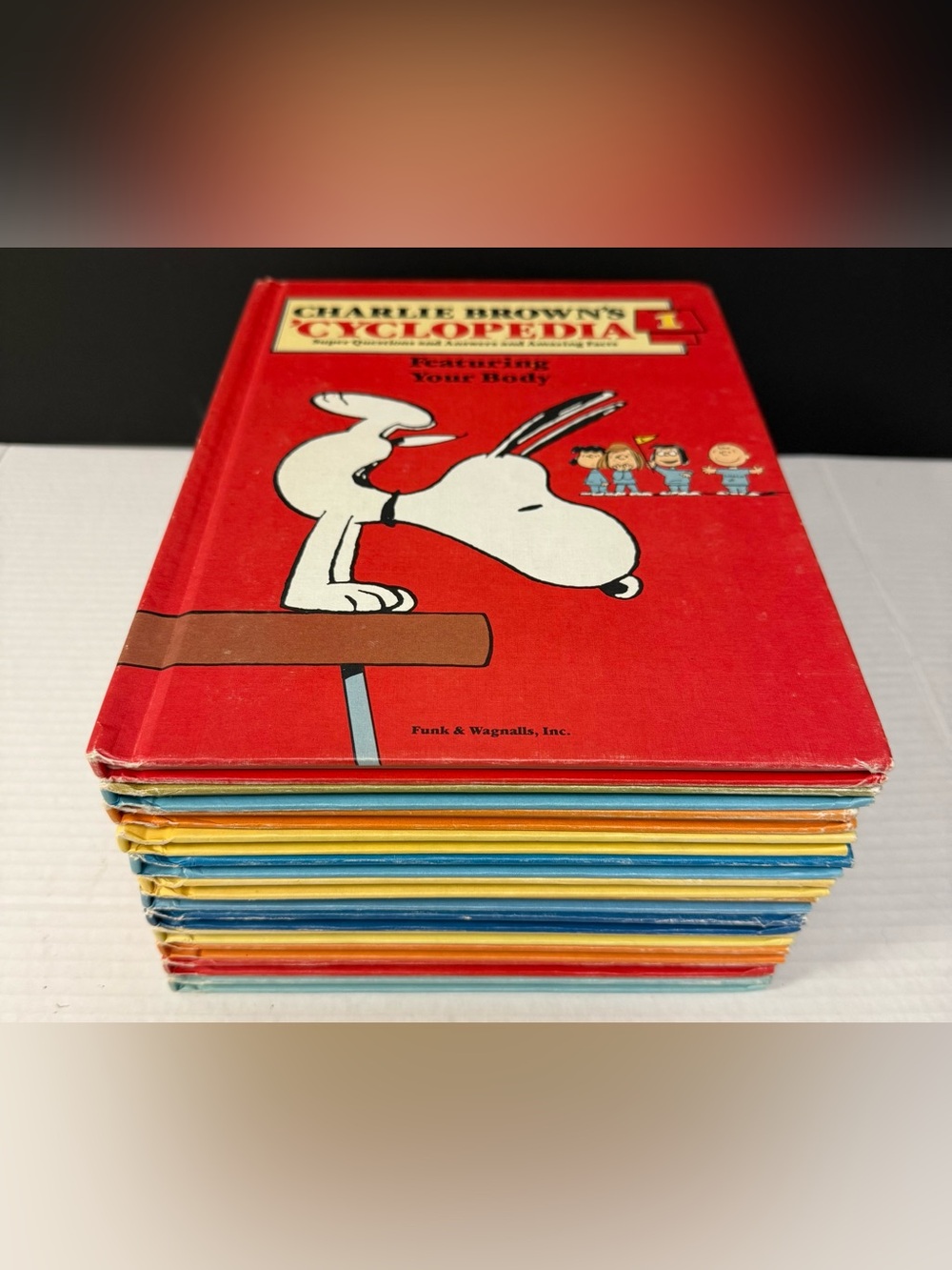 Vintage Charlie Brown’s ’Cyclopedia Book Set Vol 1-12 (1980) Peanuts